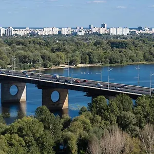 Exquisite Panoramic Views Dnipro Embankment Киев